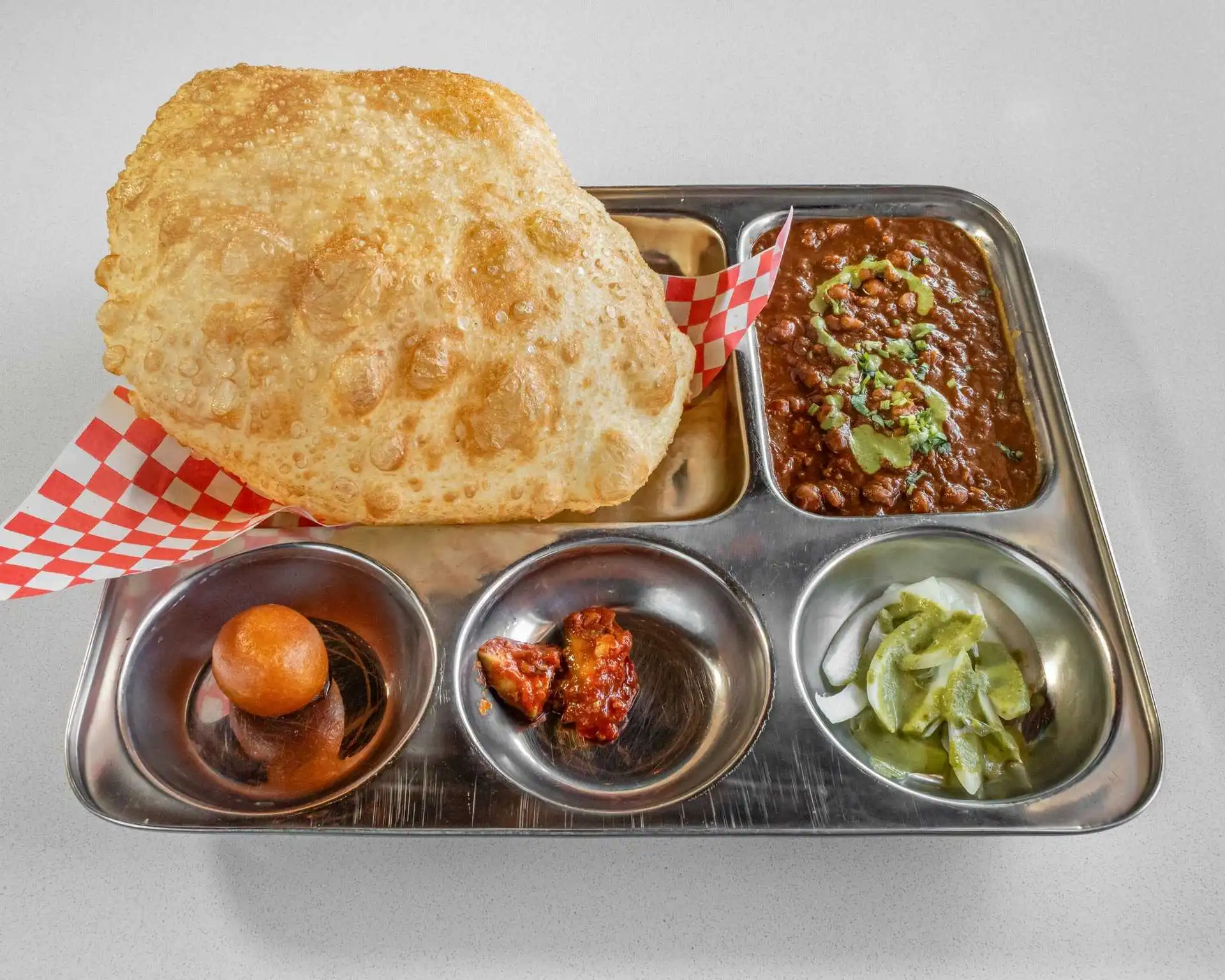 Chole Bhature at Tandoor House in Winnipeg, MB